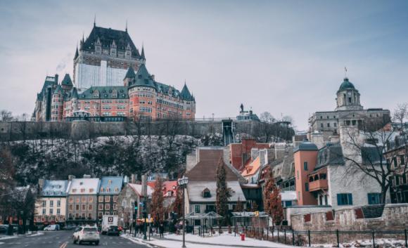 Chateau Frontenac view in Quebec City